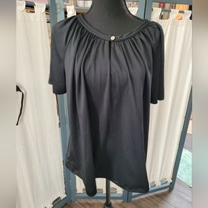 (4173)No tags ,Black, Top, pit to pit  23in.,